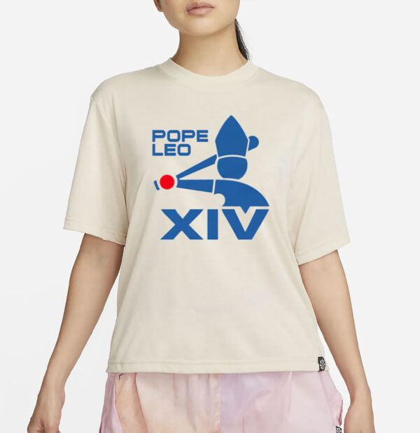 Pope Leo XIV Baseball Logo T-Shirt