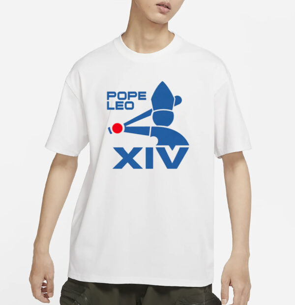 Pope Leo XIV Baseball Logo T-Shirt