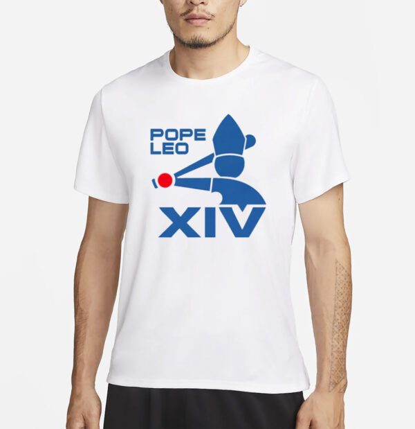 Pope Leo XIV Baseball Logo T-Shirt