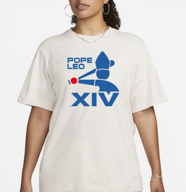 Pope Leo XIV Baseball Logo T-Shirt