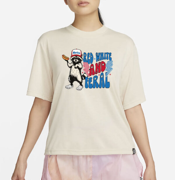 Red White and Feral Shirt