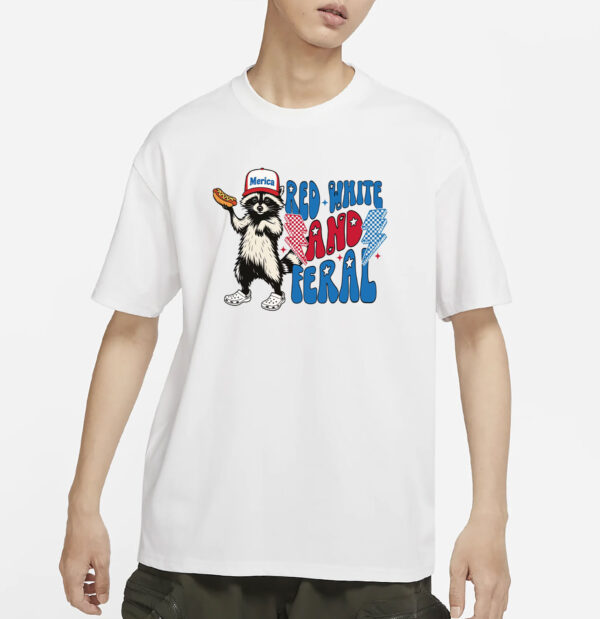 Red White and Feral Shirt