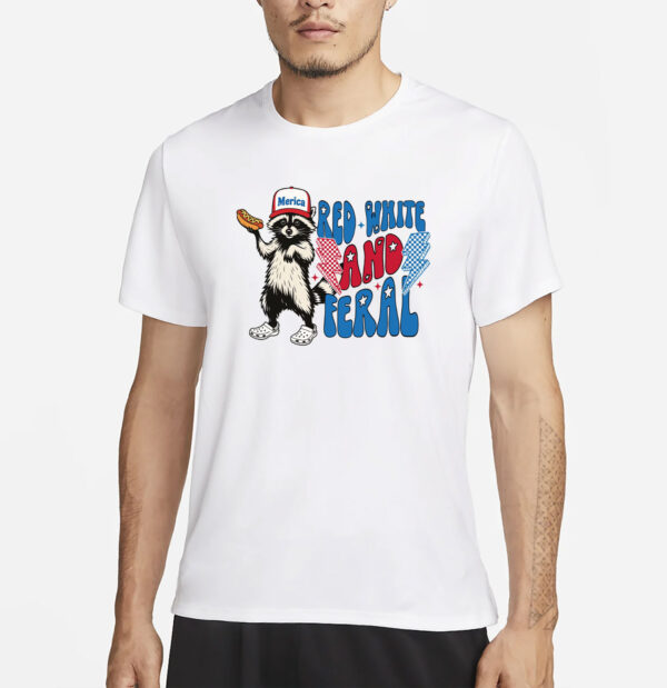 Red White and Feral Shirt