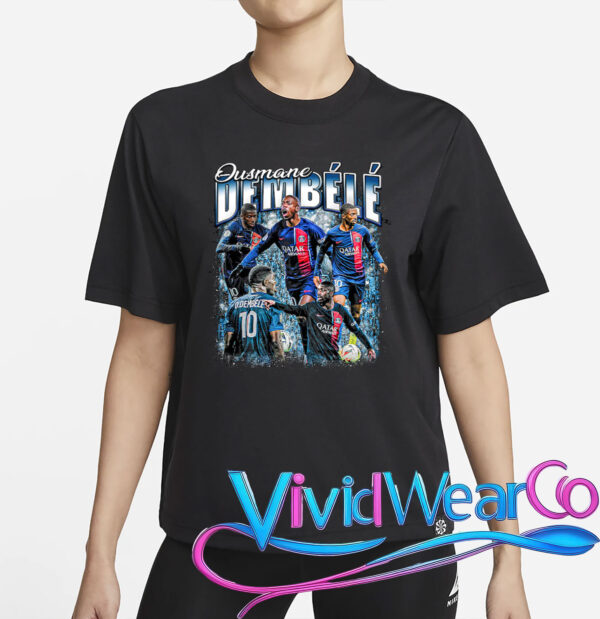 Retro Vintage 90s Graphic Ousmane Dembélé T-Shirt