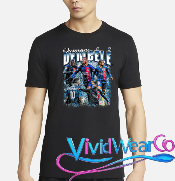 Retro Vintage 90s Graphic Ousmane Dembélé T-Shirt