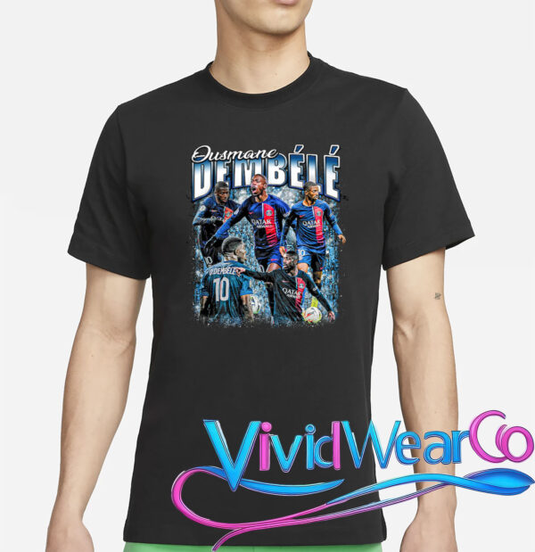 Retro Vintage 90s Graphic Ousmane Dembélé T-Shirt