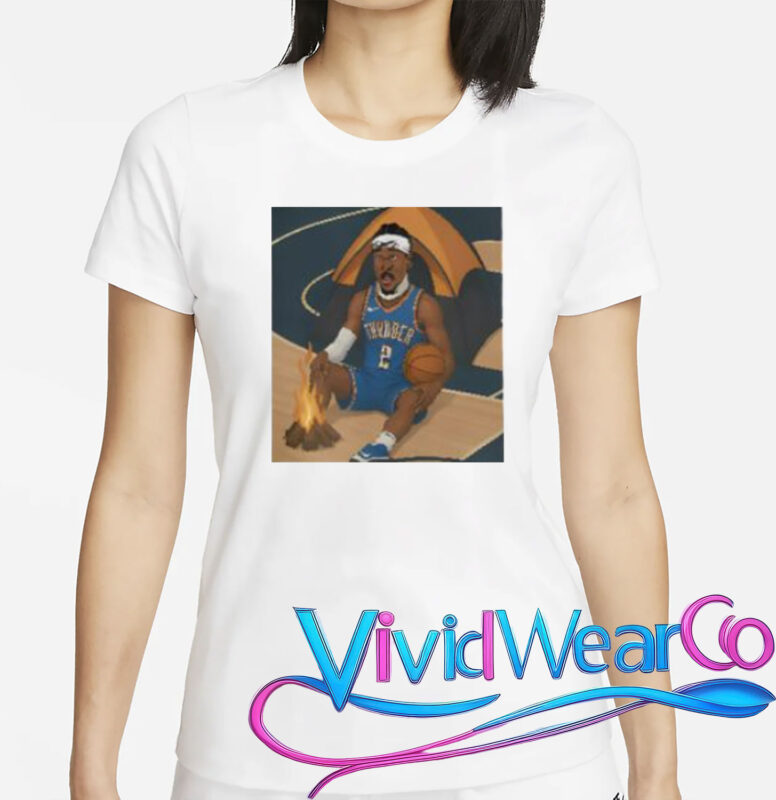 Shai Gilgeous-Alexander On Fire Shirt
