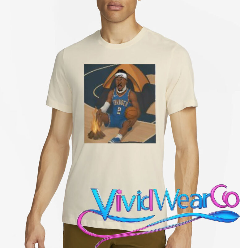 Shai Gilgeous-Alexander On Fire Shirt