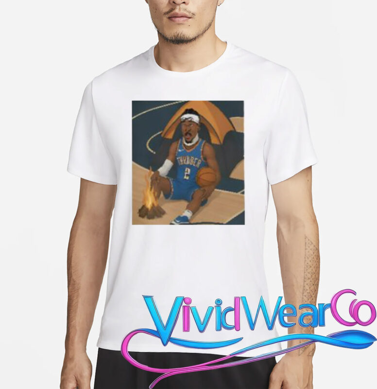 Shai Gilgeous-Alexander On Fire Shirt