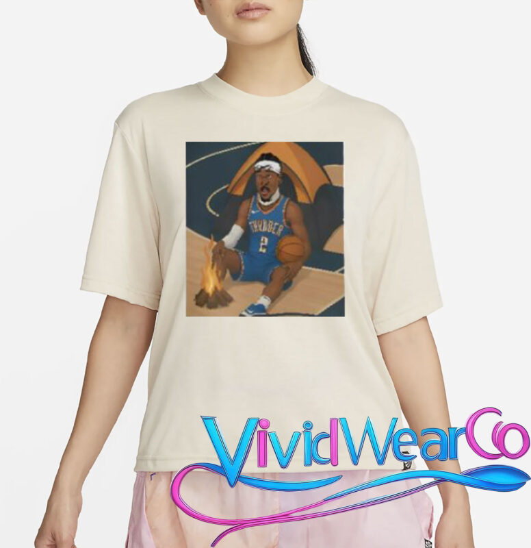 Shai Gilgeous-Alexander On Fire Shirt