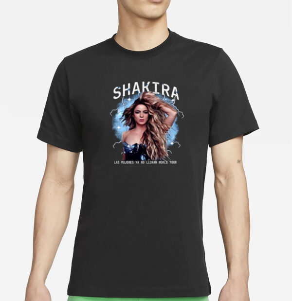 Shakira Las Mujeres Ya No Lloran Tour 2025 Shirt