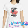 She Loves Jesus And America T-Shirt