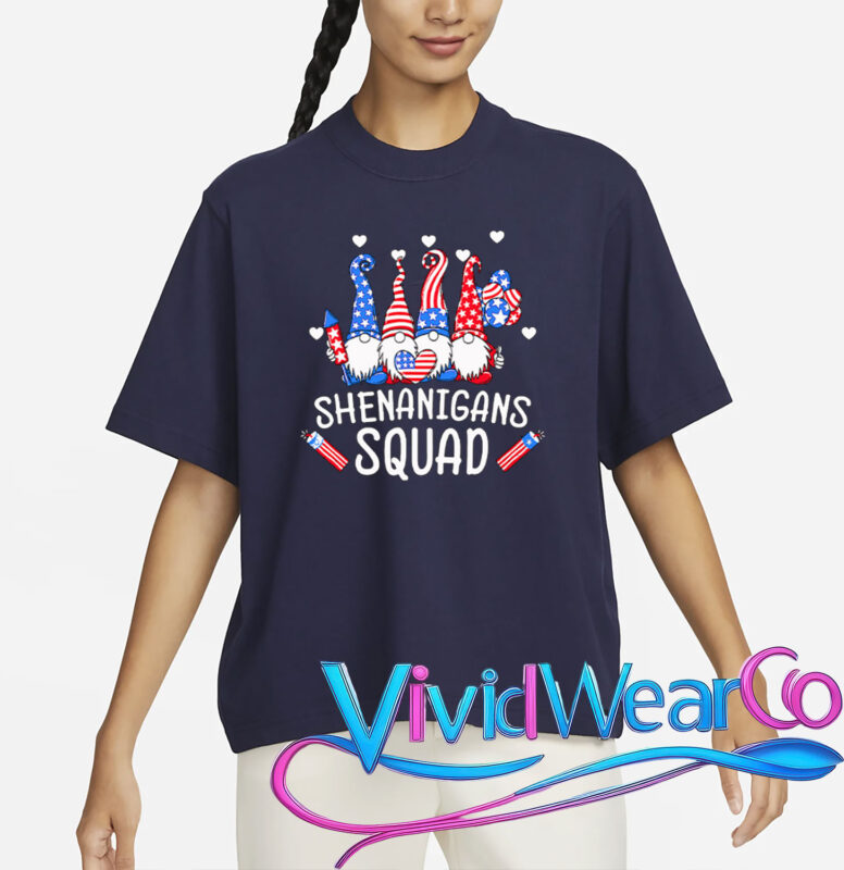 Shenanigans Squad Patriotic Gnomes T-Shirt