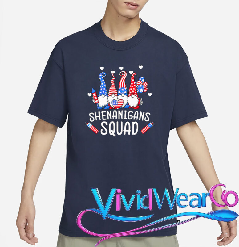 Shenanigans Squad Patriotic Gnomes T-Shirt