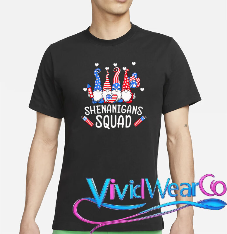 Shenanigans Squad Patriotic Gnomes T-Shirt