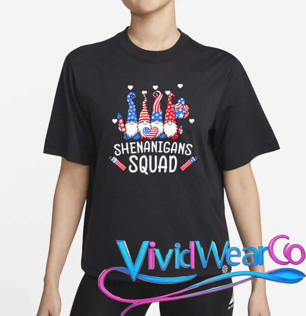 Shenanigans Squad Patriotic Gnomes T-Shirt