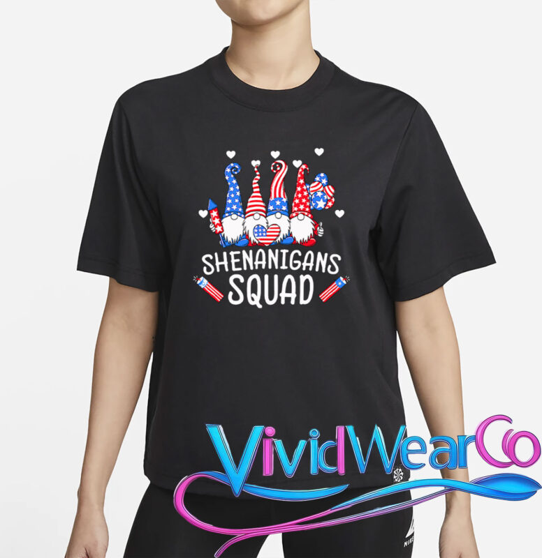 Shenanigans Squad Patriotic Gnomes T-Shirt