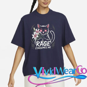 The Rage Consumes Me Cat T-Shirt