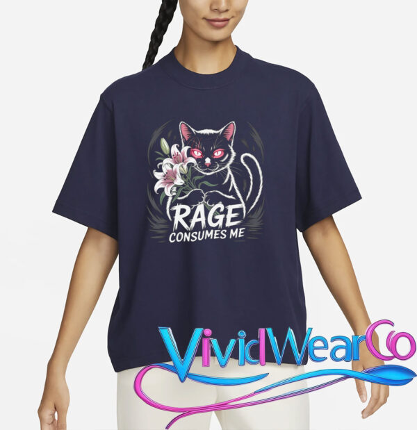 The Rage Consumes Me Cat T-Shirt