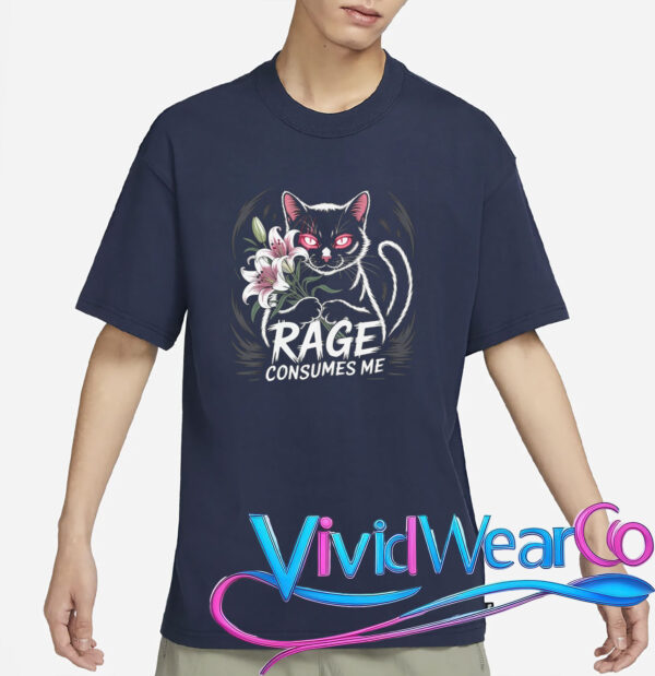 The Rage Consumes Me Cat T-Shirt
