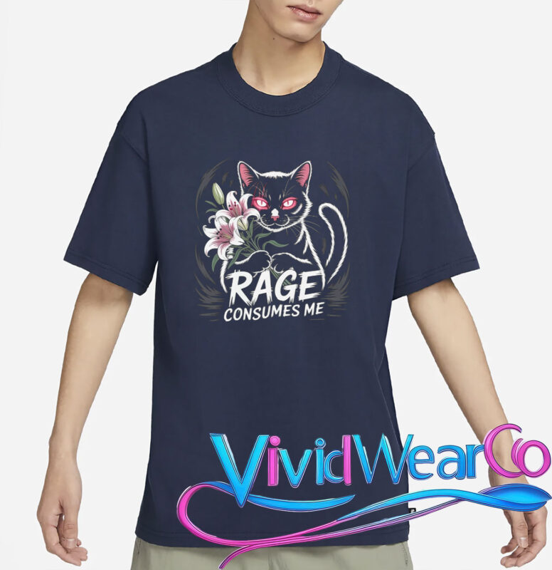 The Rage Consumes Me Cat T-Shirt