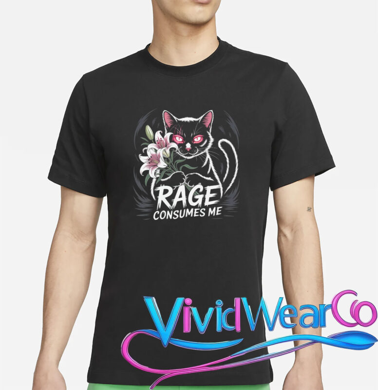 The Rage Consumes Me Cat T-Shirt
