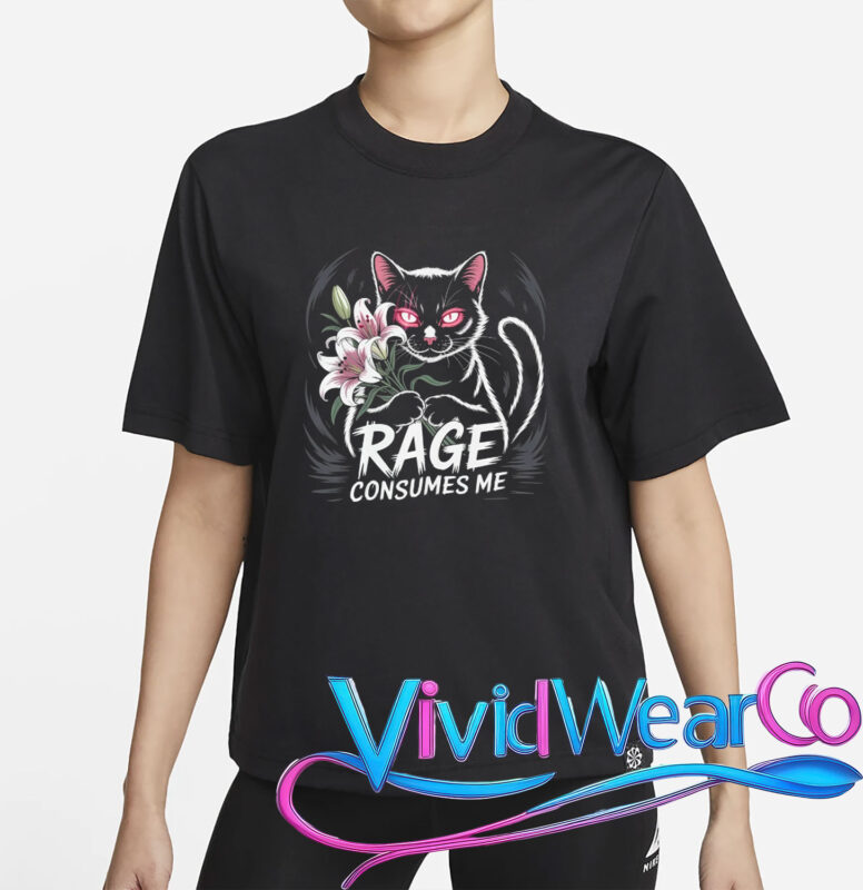 The Rage Consumes Me Cat T-Shirt