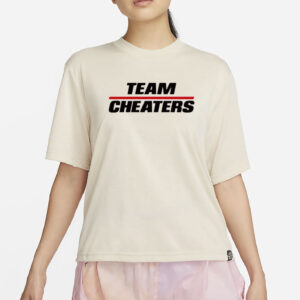 bc woodward team cheaters t shirt