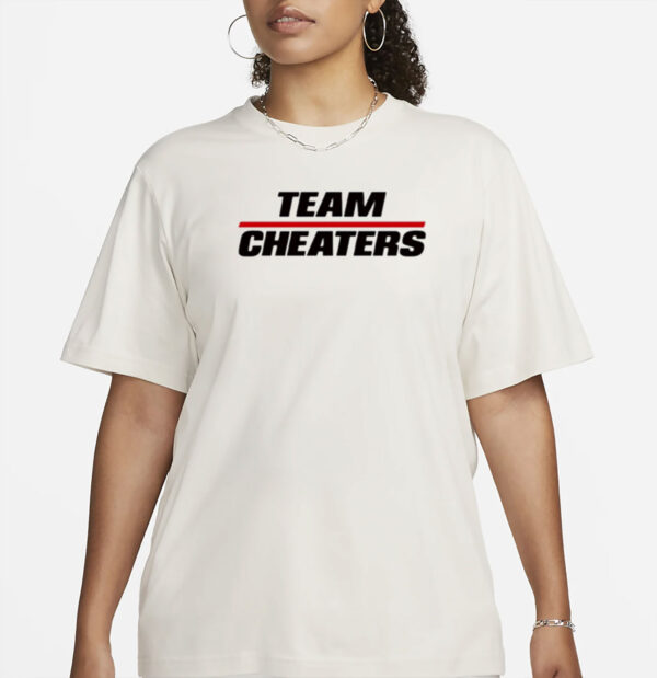 bc woodward team cheaters t shirt